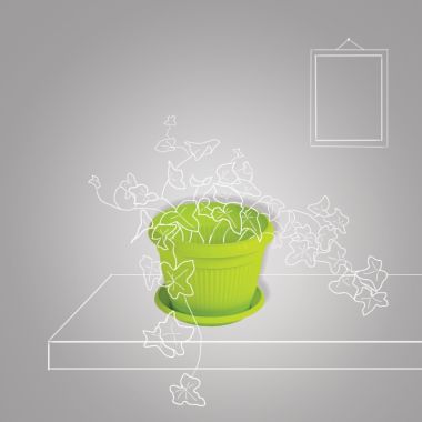 Virágcserepek és alátétek